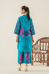 2-Pc Printed Lawn Shirt with Straight Trouser SCPM3-026